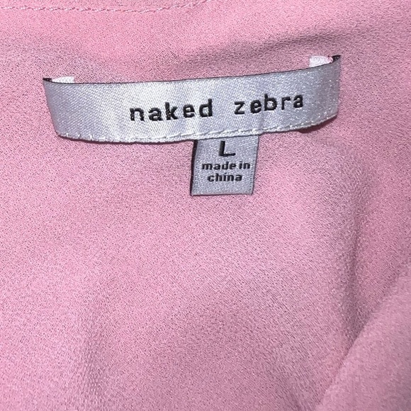 *Naked zebra- Pink tank top - Picture 6 of 6